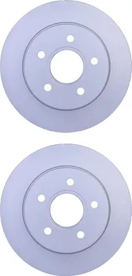 Produktbild von 2 Bremsscheiben voll Ø 63,5 mm 11 mm HELLA passend für u.a. FORD FOCUS