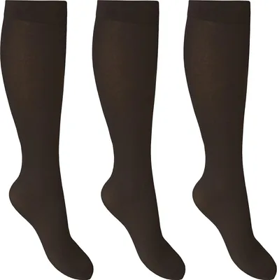 Produktbild von Joanna Gray Damen Socken, 70 Denier, 3 Paar LW121 (One Size EUR 35-41) (Schwarz)