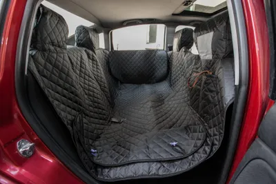 Produktbild von Poťah na autosedačku pre psov, ležadlá do auta, deka do auta, poťah na auto, poťah, pelechy pre psov, ležadlá, s bočnicami, 220 cm, čierna