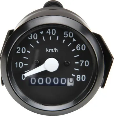 Immagine prodotto di Tachimetro Tachimetro 60mm (80km/h) nero Hercules Prima 2 3 4 5 Optima Ciclomotore Ciclomotore