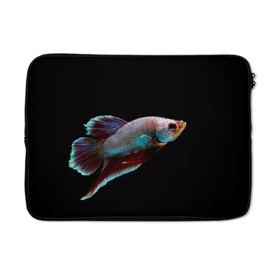 Produktbild von MuchoWow® Laptop Hülle 14 ZollFische - Tiere - Licht Laptoptasche - Laptoptasche - Stoßsicher - Schutzhaube
