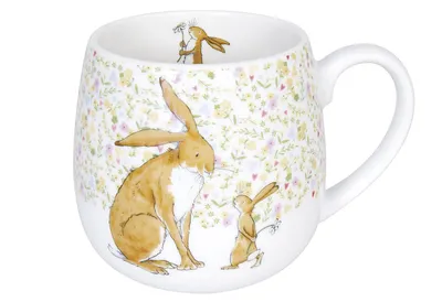 Image de Könitz Kuschelbecher Rate mal wie lieb ich dich hab, Kaffeebecher, Tasse, Mug, Porcelaine, 420 ml, 11 1 143 2448