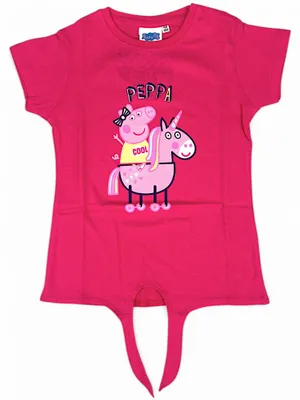 Produktbild von T-Shirt Peppa Pig & Einhorn Dunkelpink 92 cm