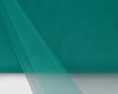 Produktbild von TÜLL Stoff 10m x 150cm, Farbauswahl:petrol 347