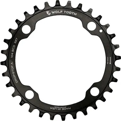 Image de Kettenblatt, 104 BCD Drop Stop B - noir - 38 Zähne