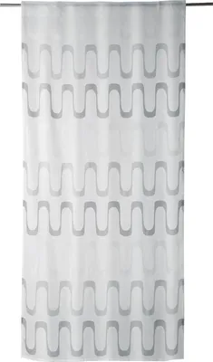 Produktbild von Schlaufenschal - 135 x 245 cm - Grau - Weiß - verdeckte Schlaufen