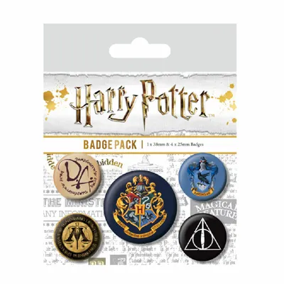 Obrázek produktu pro Harry Potter Bradavice - set odznaků