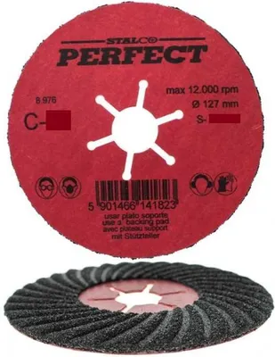 Obrázok produktu pre Keramický brúsny kotúč STALCO 127 mm, 36 g S-71689