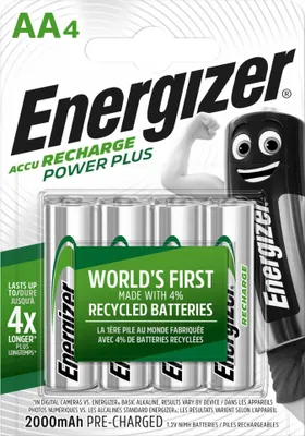 Immagine prodotto di Energizer Batteria ricaricabile AA HR6/4 2000mAh Power Plus