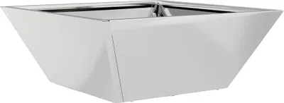 Zdjęcie produktu dla vidaXL Sadzarka ogrodowa srebrna 40 x 40 x 15 cm Stal ocynkowana