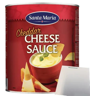 Produktbild von Santa Maria Cheddar Cheese Sauce (2866ml Dose) + usy Block