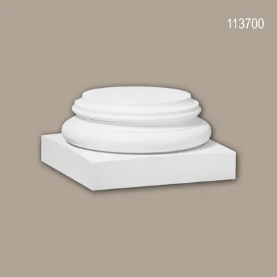 Produktbild von PROFHOME 113700 Vollsäulen Sockel Säule Zierelement Stuckdekor