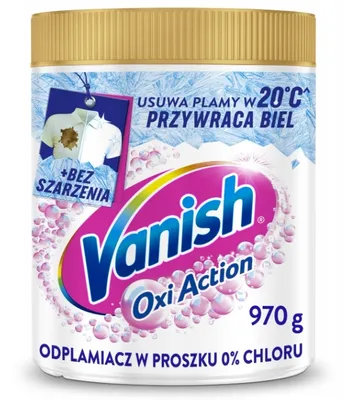 Zdjęcie produktu dla Vanish Multi Action Odplamiacz White, 970 g
