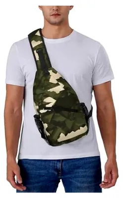 Produktbild von Umhängetasche in Armee-Camouflage für Herren