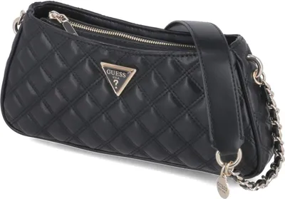 Produktbild von Guess Damen Schultertasche/ Umhängetasche GIULLY Schwarz Synthetik -