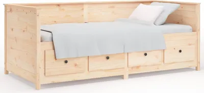 Obrázek produktu pro vidaXL Denní postel bez matrace 90x190 cm z masivního borovicového dřeva