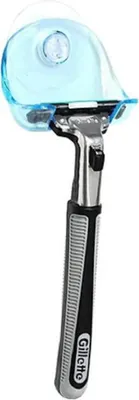 Produktbild von Rasiererhalter - Rasieren - Selbstklebender Saugnapf - Blau