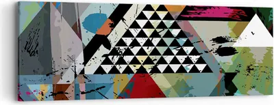 Produktbild von Bild auf Leinwand - Leinwandbild - Abstraktion modern - 90x30cm - Wand Bild - Wanddeko - Wandbilder - Leinwanddruck - Bilder - Kunstdruck - Wanddekoration - Leinwand bilder - Wandkunst - AB90x30-3610
