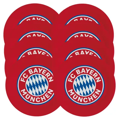 Produktbild von Amscan 9906506 - FC Bayern München - Pappteller (8 Stück, 23cm)