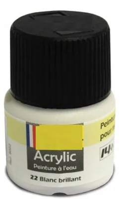 Produktbild von Heller 9022 -  Peinture Acrylic 022 blanc brillant, 12ml - Neu