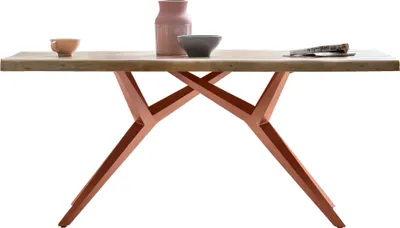 Produktbild von SIT Möbel Esstisch | Platte 56 mm | Mango-Holz mit Baumkante natur | 180 x 90 cm | Gestell Metall antikbraun | B 180 x T 90 x H 75 cm | 15281-00 | Serie TABLES & CO