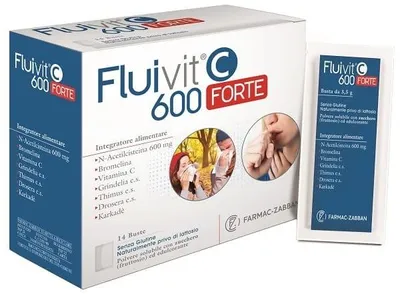 Immagine prodotto di Fluivit C 600 Forte 14 Bustine