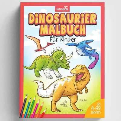 Produktbild von Dinosaurier Malbuch für Kinder