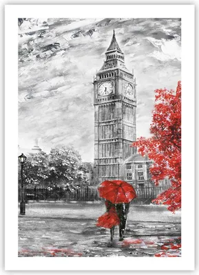 Produktbild von Poster - Poster ohne Rahmen - London Bus - 50x70 cm - Wand Bild - Wanddeko - Wandbilder - Kunstposter - Wandposter - Bilder - Kunstdruck - Wanddekoration - Wandbild - P2XPA50x70-3866