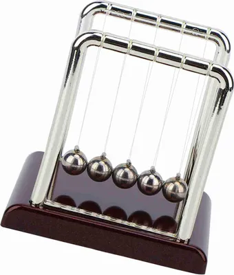 Produktbild von Quadratische Form Balance Pendel Ball Spielzeug Home Office Schreibtisch Tisch Ornament Geschenk (S)