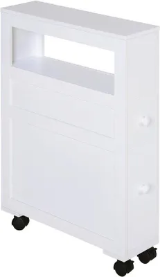 Image de Meuble de salle de bains blanc, 2 tiroirs, 20 kg