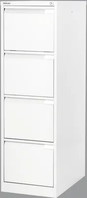 Produktbild von Hängeregistraturschrank 4 Schübe 1-bahnig verkehrsweiß