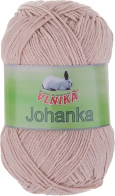 Produktbild von 50g Strickgarn Johanka Strick-Wolle Handstrickgarn Klassikgarn Sommergarn Farbwahl, Farbe:091 puderrosa