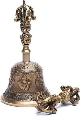Produktbild von Dorje & Glocke mit Ganesh und Ohm M – 8 x 15,7 cm