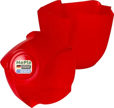 Produktbild von MePla - 10 Stück - Dekotopf Twister ø14 - Rot
