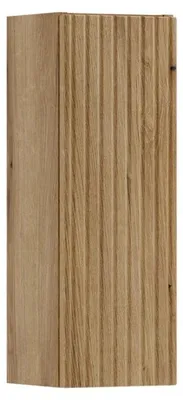 Image de Demi colonne salle de bain VANO 57 cm chêne suspendue 1 porte