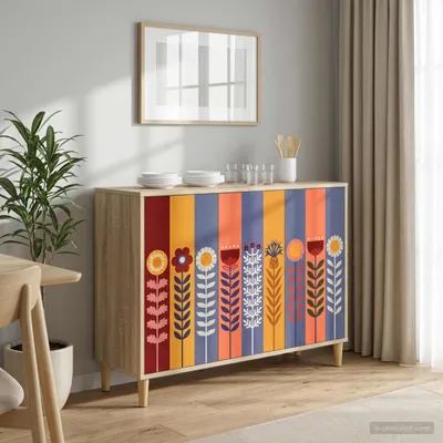 Image de vidaXL Meuble de rangement ESSEN, Sonoma, 102 x 33 x 75 cm, panneaux de particules