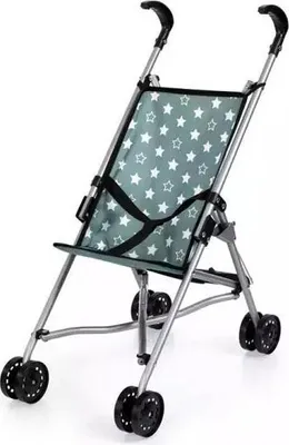 Zdjęcie produktu dla Wózek spacerowy dla lalek zielony Buggy do 46 cm