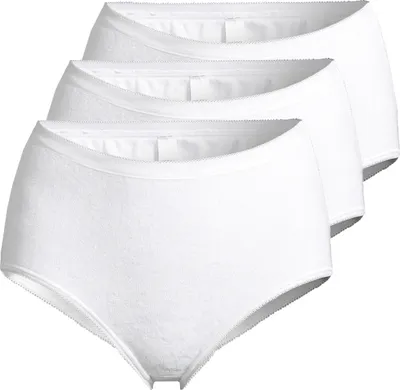 Produktbild von Speidel 3er Pack Britta - Frottee Hüftslip Weiche Baumwoll-Mischung für Komfort, Schmale Spitze an Bund und Beinausschnitt, Feminines Design für jeden Tag