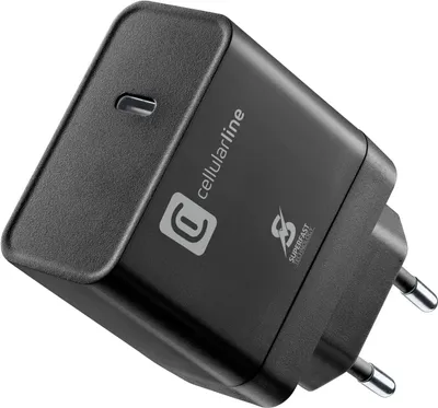 Produktbild von Cellularline Reiselader 45W USB Type-C ACHSMUSBC45WK