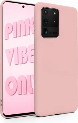 Produktbild von MyGadget Silikon Hülle für Samsung Galaxy S20 Ultra - robuste Schutzhülle TPU Case slim Silikonhülle Back Cover ultra kratzfest Handyhülle in Rosa