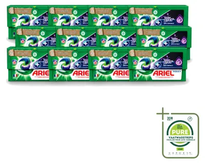Produktbild von 12 x Ariel All-in-1 Pods Touch of Lenor Unstoppables Waschmittelkapseln - Großpackung - 12 Stücke