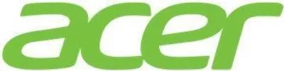 The Acer logo is displayed prominently on a white background.