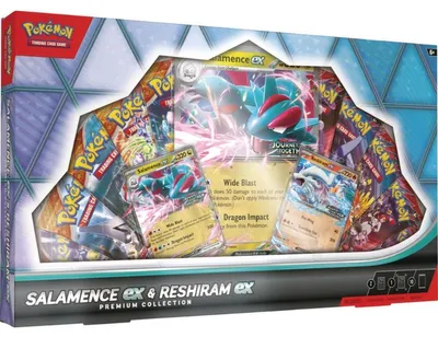 Produktbild von Pokemon Salamence ex & Reshiram ex Premium Collection