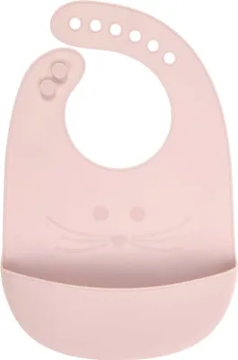 Produktbild von Lässig Silikon Lätzchen Little Chums Mouse Rose