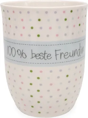 Produktbild von Tasse mit Henkel "100% Beste Freundin"