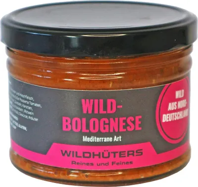 Produktbild von WILDHÜTERS Wildfleisch-Bolognese mediterraner Art