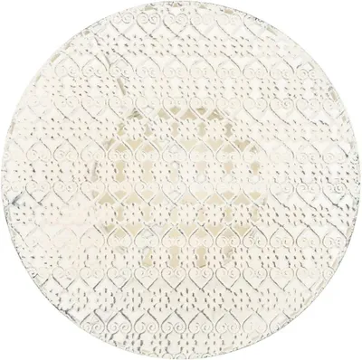 Produktbild von Runder Metall-Stehtisch in Weiß, 40 x 70 cm