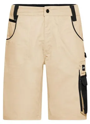 Image de James and Nicholson - Short cargo « Strong » pour homme/femme unie LT6071 (42S) (couleur pierre/noir)