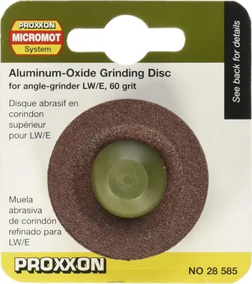 Immagine prodotto di Proxxon Schleifscheibe aus Edelkorund Korn 60 für LHW Winkelschleifer