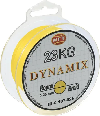 Produktbild von WFT Schnur Round Dynamix KG Neon Yellow Länge 150m ø 0,08mm